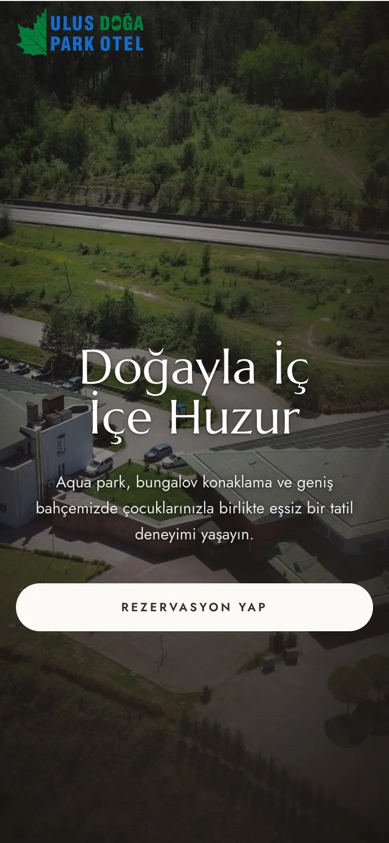 Ulus Doğa Park mobil görünümü