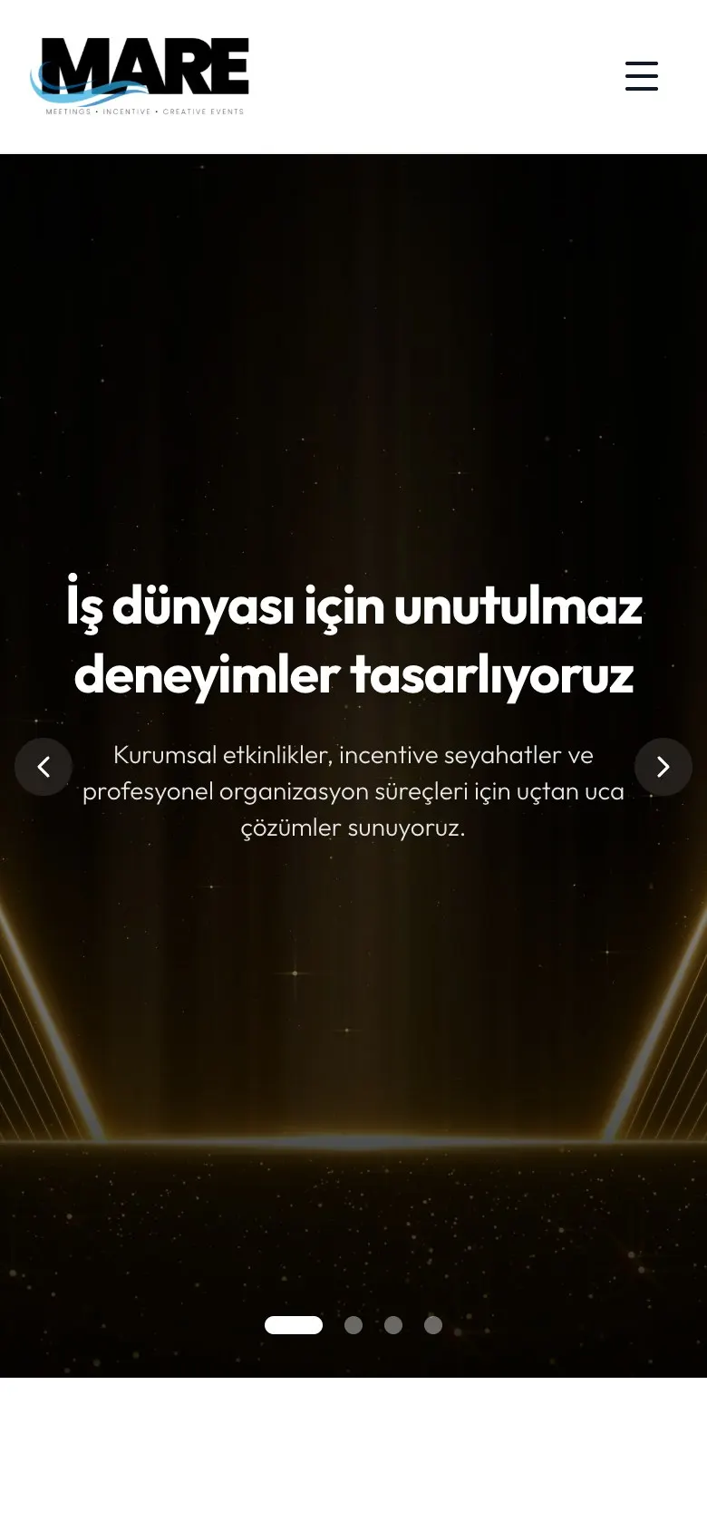 Mare Tourism mobil görünümü
